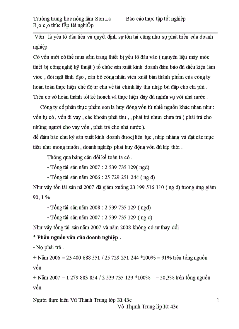 image for page Thực trạng hạch toán tiền lương và các khoản trích theo lương tại Công ty cổ phần thực phẩm Sơn La