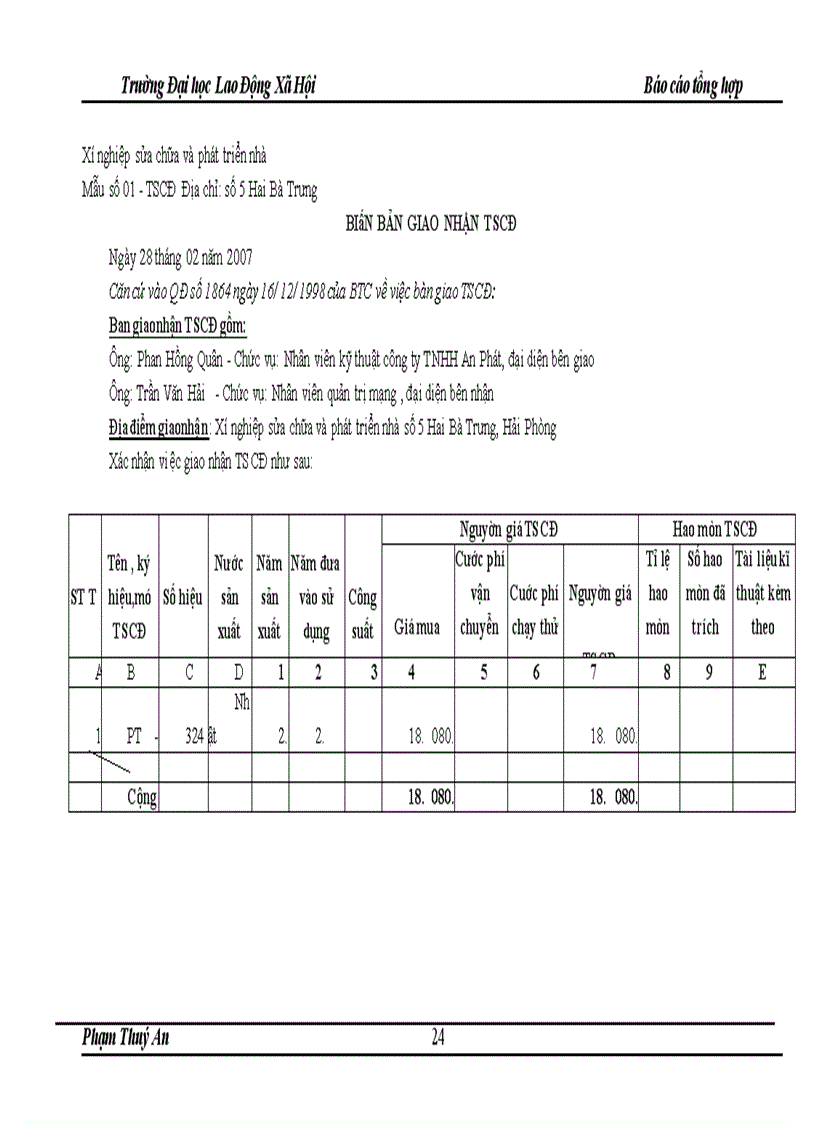 image for page Đặc điểm kế toán một số phần hành kế toán chủ yếu tại công ty 1