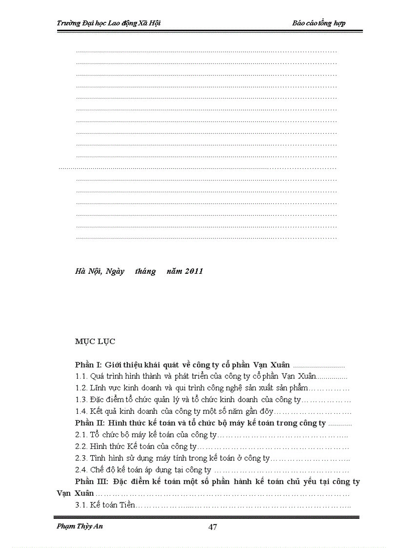 image for page Đặc điểm kế toán một số phần hành kế toán chủ yếu tại công ty 1