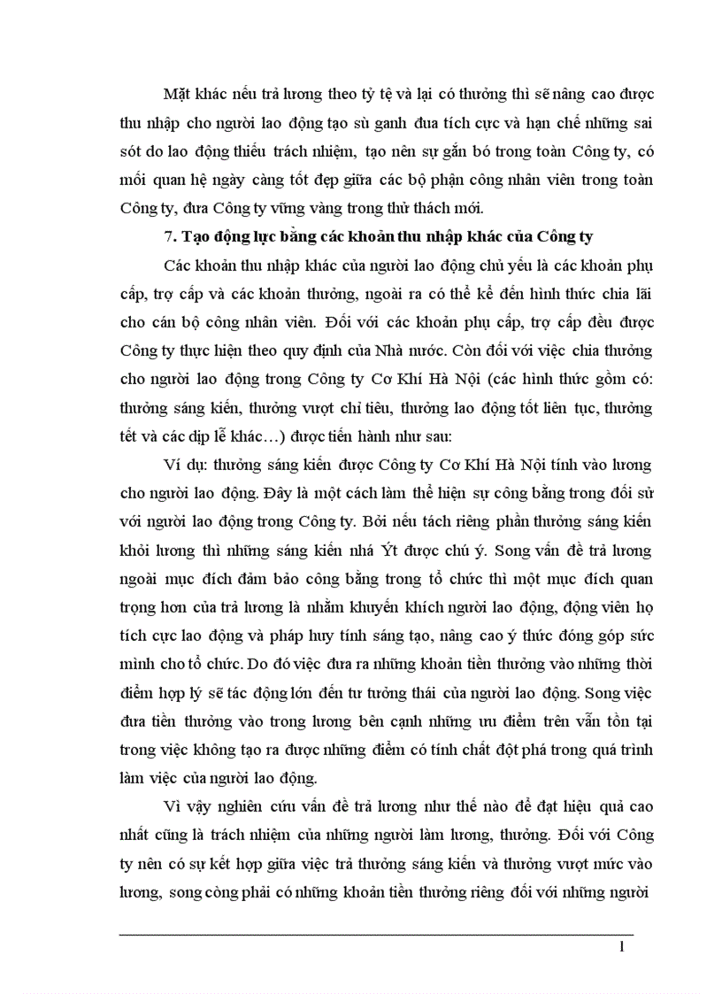 image for page Một số biện pháp nâng cao hiệu quả công tác trả lương với vấn đề tạo động lực cho con người lao động ở Công ty cơ khí Hà Nội