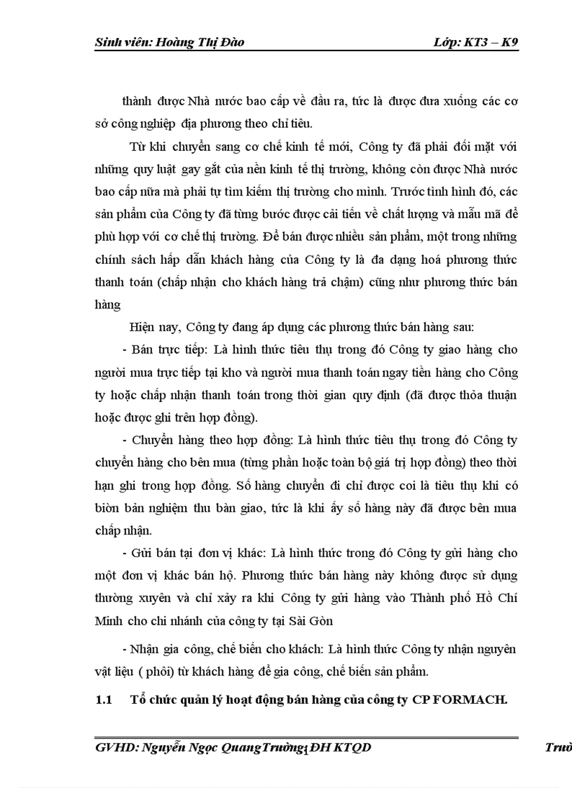 image for page Hoàn thiện kế toán tiêu thụ thành phẩm và xác định kết quả tiêu thụ tại công ty CP FORMACH