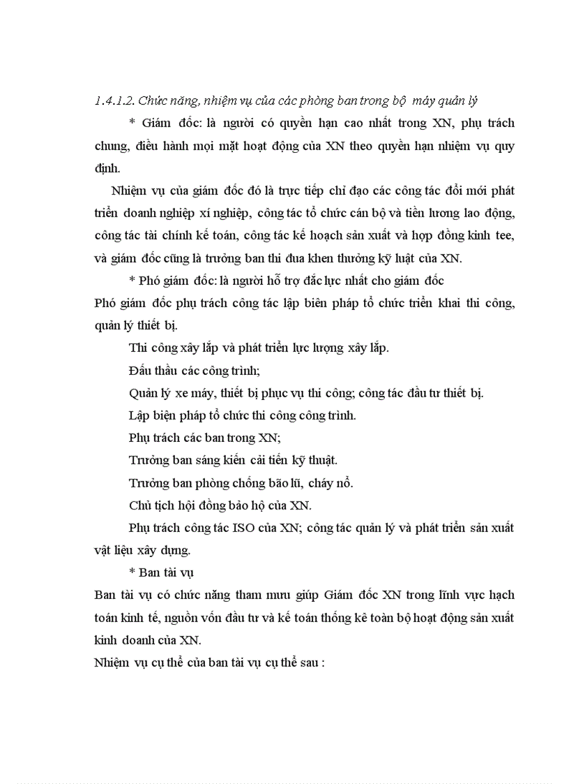 image for page Nhận xét đánh giá về tổ chức hoạt động sản xuất kinh doanh và tổ chức công tác kế toán tại Xí nghiệp xây dựng số 1 Hà Nội