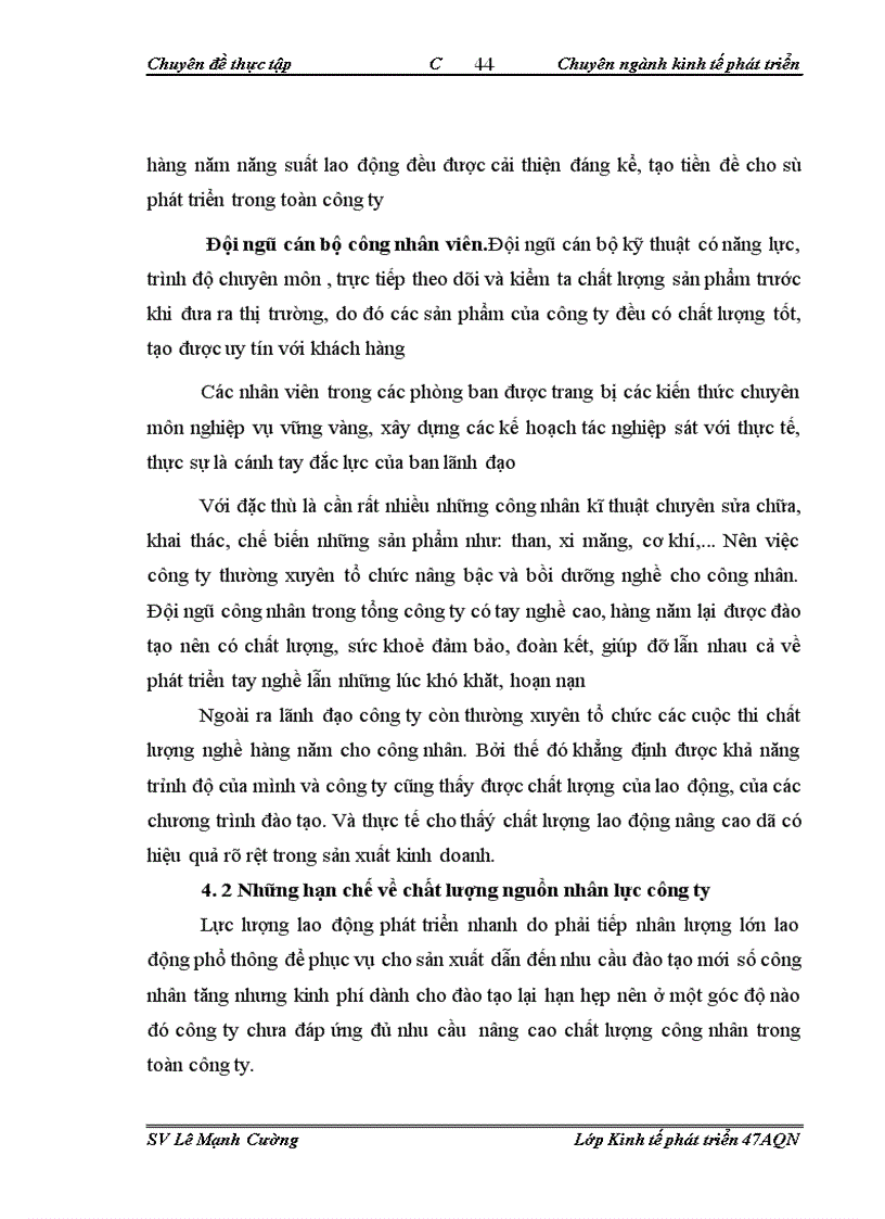 image for page Giải pháp nâng cao chất lượng nguồn nhân lực tại công ty Công nghiệp Mỏ Việt Bắc TKV 1