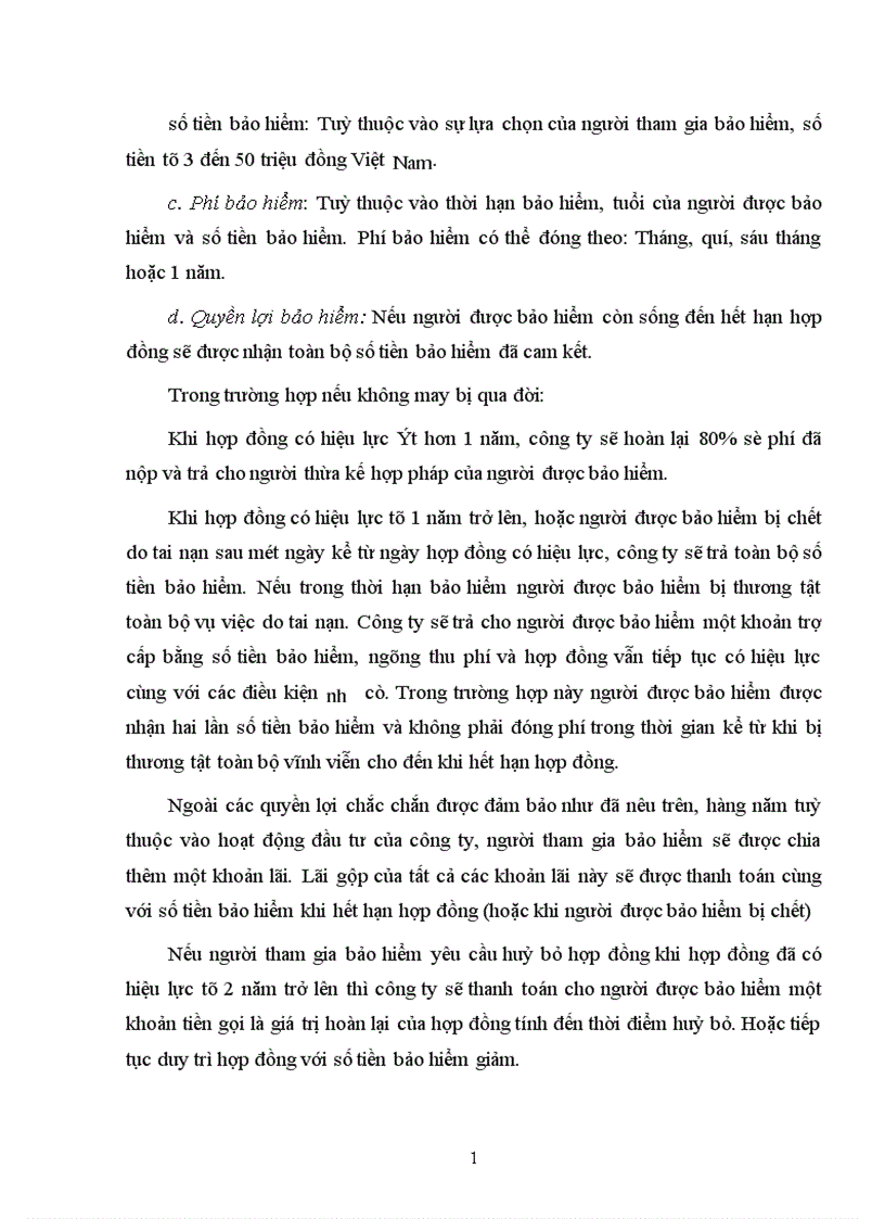 image for page Bàn về nghiệp vụ Bảo hiểm nhân thọ và các loại hình Bảo hiểm nhân thọ đang được triển khai ở Việt Nam hiện nay 1