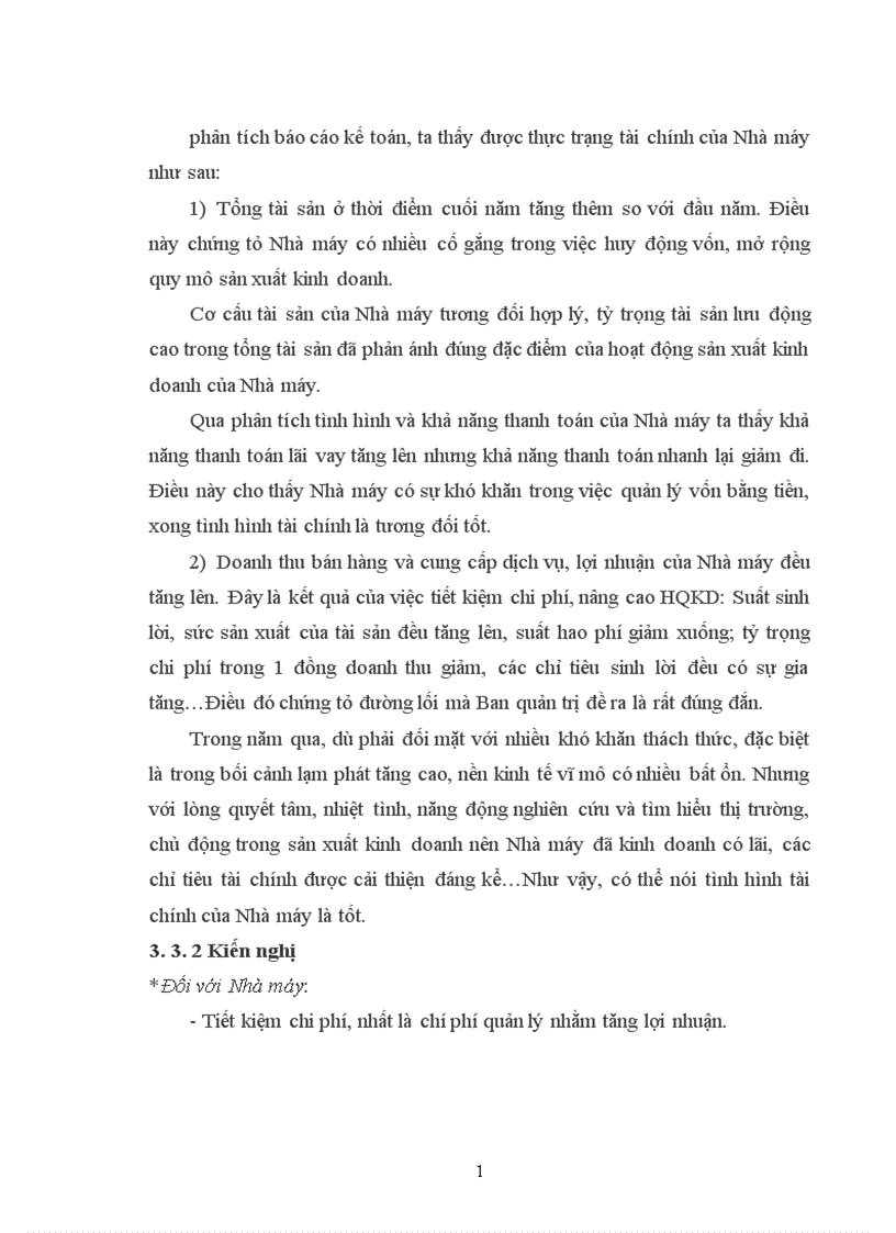 image for page Phân tích tài chính của Nhà máy xi măng Lưu Xá