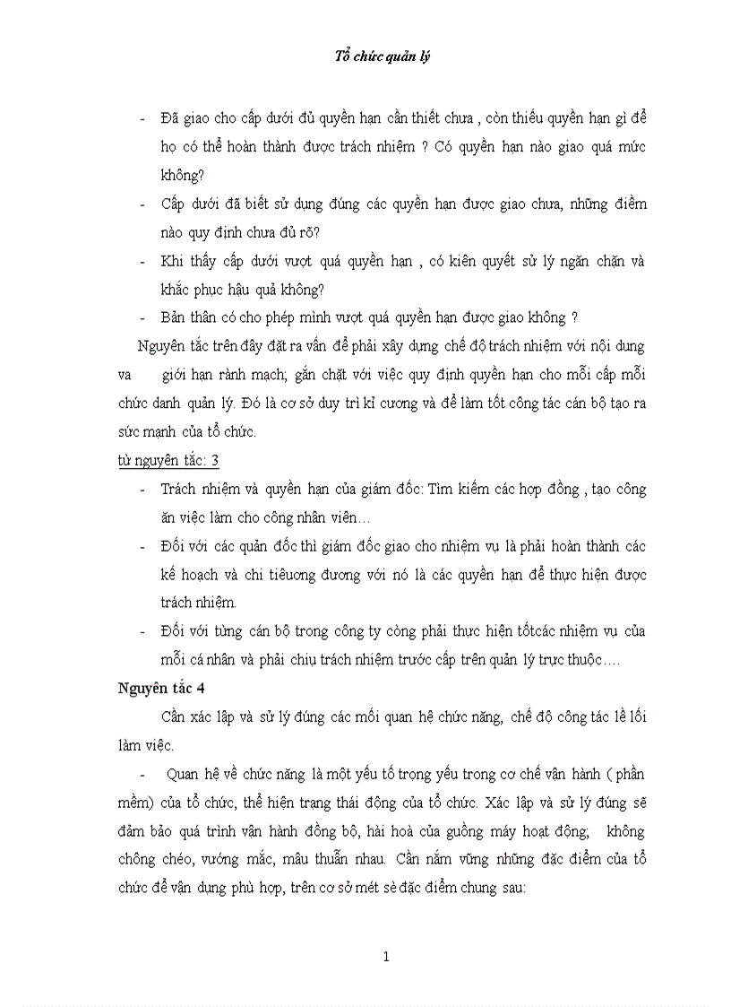 image for page Tám nguyên tắc cơ cấu bản của quản lý và mối liên hệ biện chứng với thực tế các doanh nghiệp