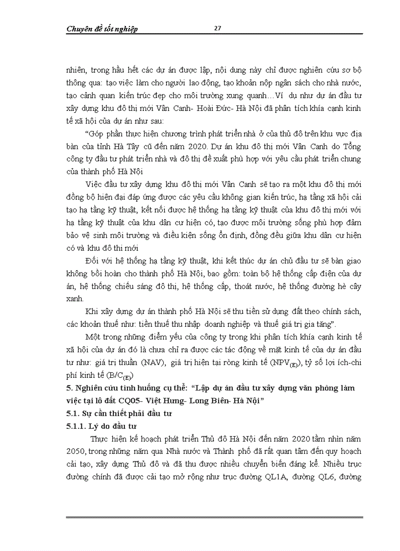 image for page Hoàn thiện công tác lập dự án tại Công ty cổ phần tư vấn đầu tư và xây dựng HUD CIC 1