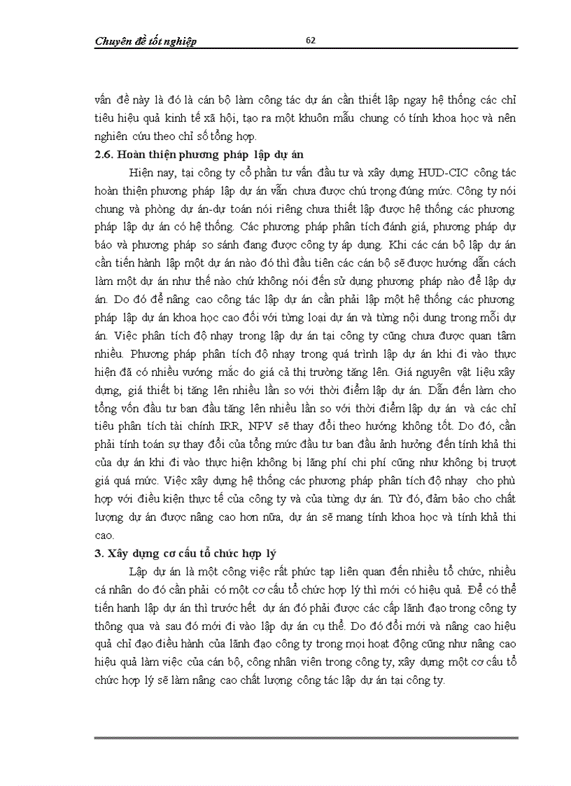 image for page Hoàn thiện công tác lập dự án tại Công ty cổ phần tư vấn đầu tư và xây dựng HUD CIC 1