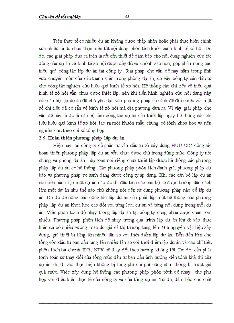 image for page Hoàn thiện công tác lập dự án tại Công ty cổ phần tư vấn đầu tư và xây dựng HUD CIC 1