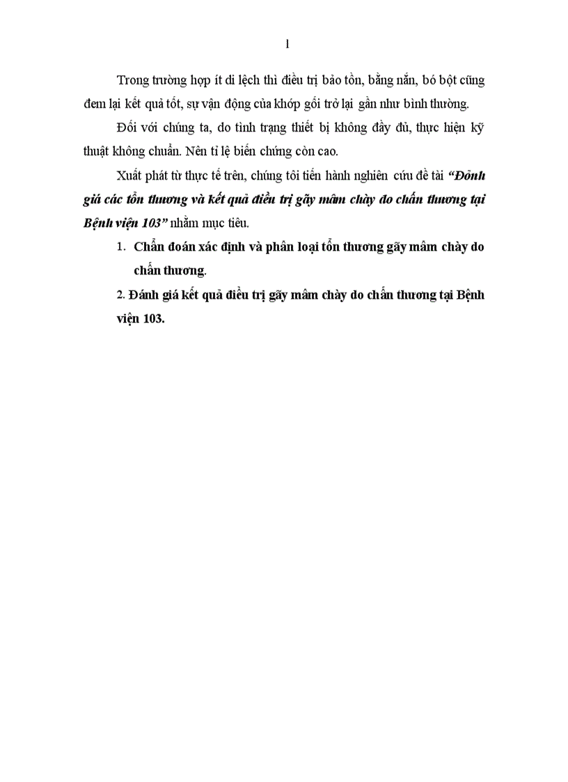 image for page Đánh giá các tổn thương và kết quả điều trị gãy mâm chày do chấn thương tại Bệnh viện 103 1