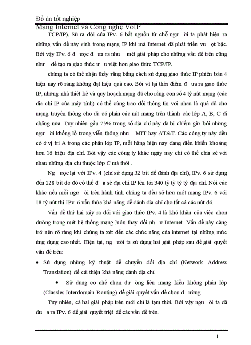 image for page Mạng Internet và Công nghệ VoIP 1
