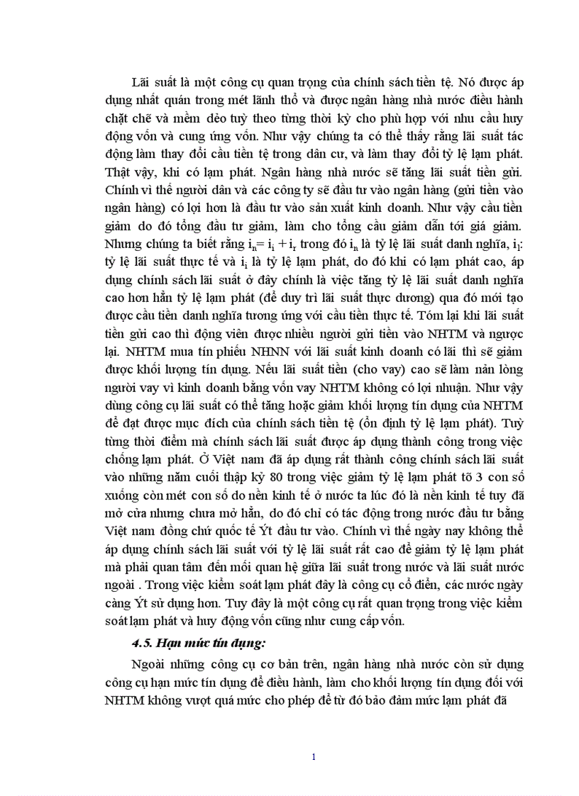 image for page Sử dụng chính sách tiền tệ nhằm kiểm soát lạm phát 1