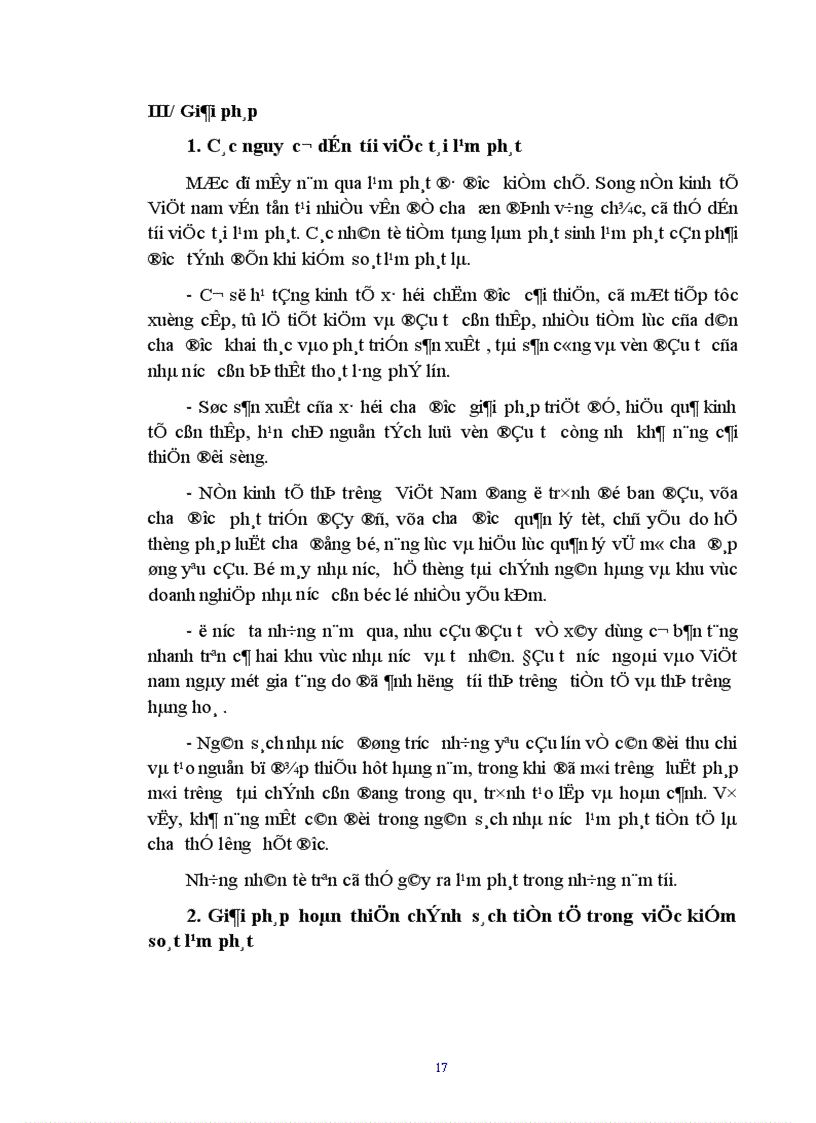 image for page Sử dụng chính sách tiền tệ nhằm kiểm soát lạm phát 1