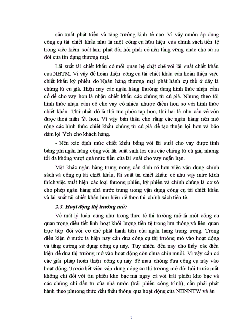 image for page Sử dụng chính sách tiền tệ nhằm kiểm soát lạm phát 1