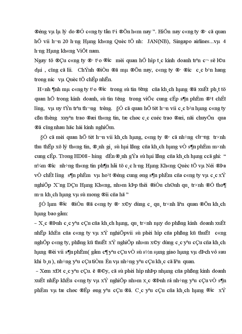 image for page Tạo điều kiện thuận lợi áp dụng thành công hệ thống quản lý chất lượng theo tiêu chuẩn Quốc tế ISO9001 2000 ở công ty Xăng Dầu Hàng Không 1