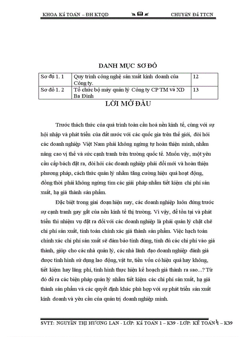 image for page Hoàn thiện kế toán tập hợp chi phí sản xuất và tính giá thành sản phẩm tại Công ty Cổ phần Thương mại và Xây dựng Ba Đình