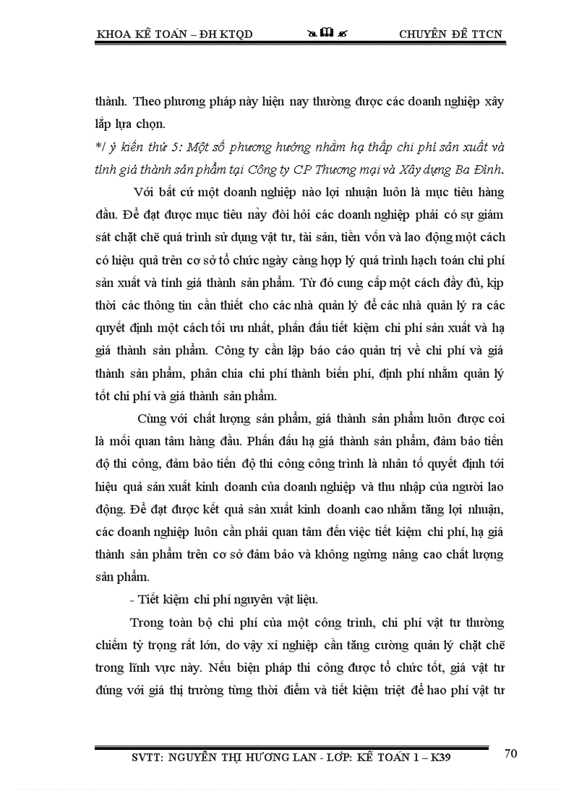 image for page Hoàn thiện kế toán tập hợp chi phí sản xuất và tính giá thành sản phẩm tại Công ty Cổ phần Thương mại và Xây dựng Ba Đình