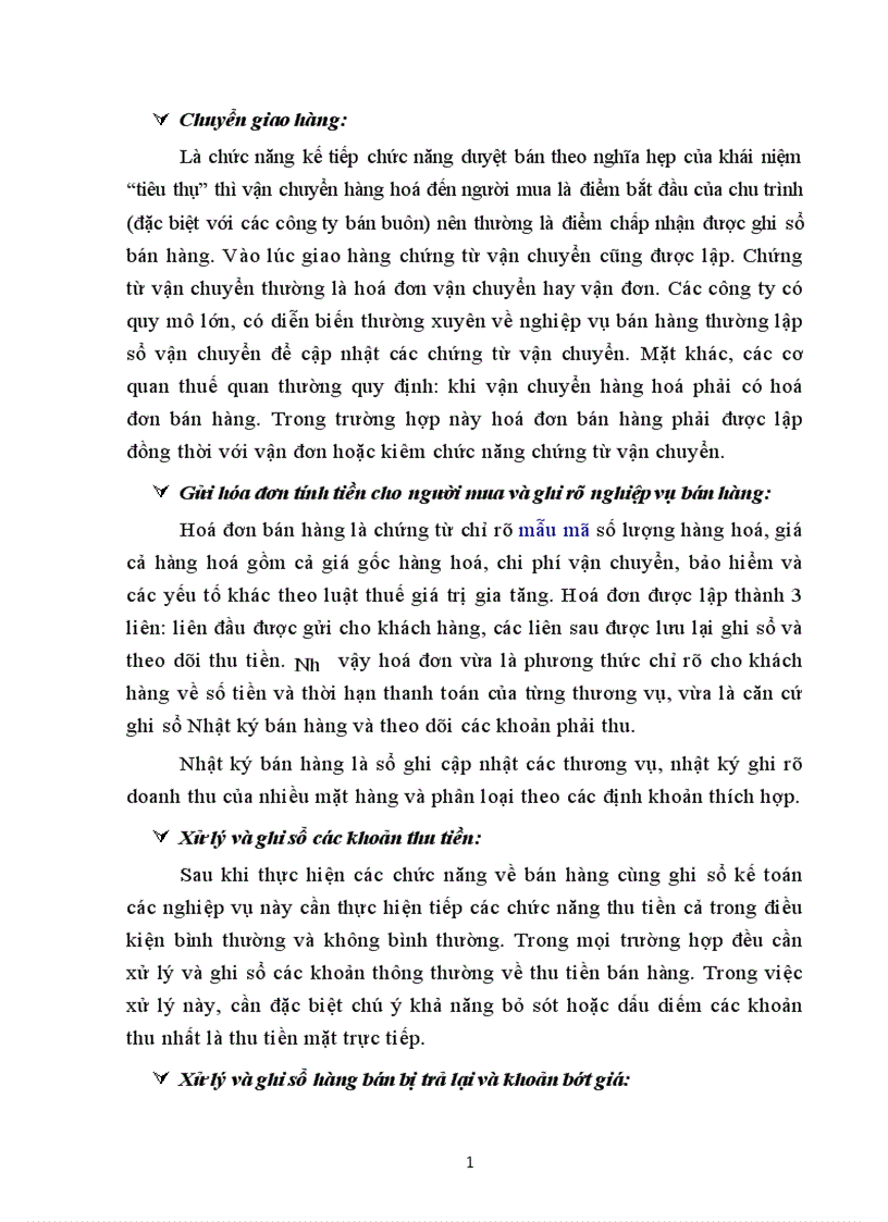 image for page Quy trình kiểm toán bán hàng thu tiền trong kiểm toán Báo cáo tài chính của kiểm toán nội bộ các đơn vị hạch toán độc lập tại Tổng công ty Sông Đà 1