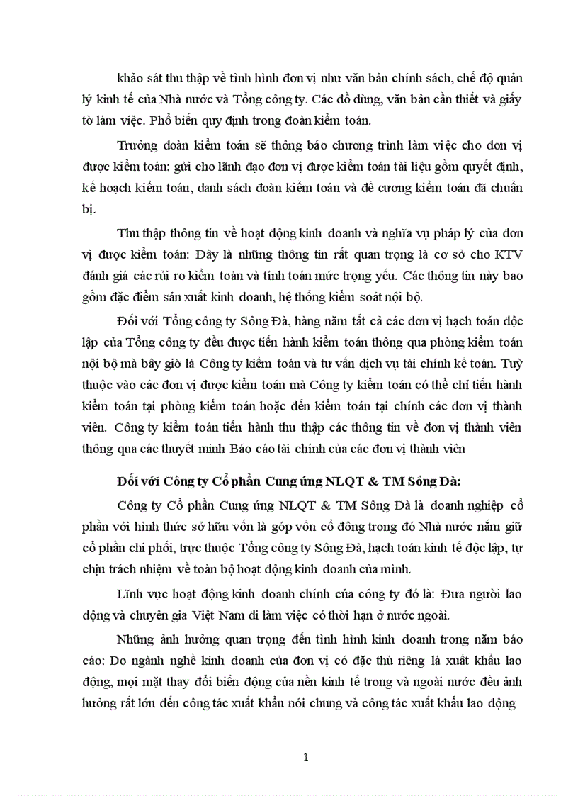 image for page Quy trình kiểm toán bán hàng thu tiền trong kiểm toán Báo cáo tài chính của kiểm toán nội bộ các đơn vị hạch toán độc lập tại Tổng công ty Sông Đà 1