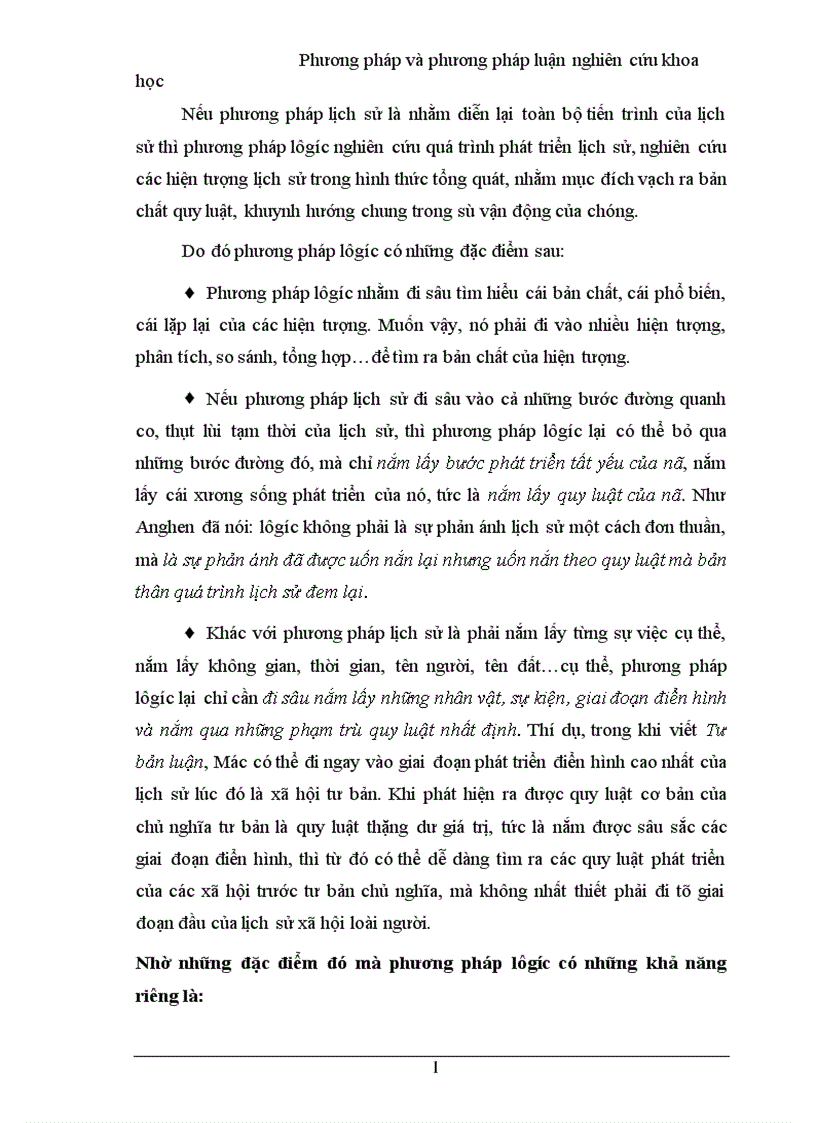 image for page Tính thống nhất giữa phương pháp lịch sử và phương pháp lôgíc