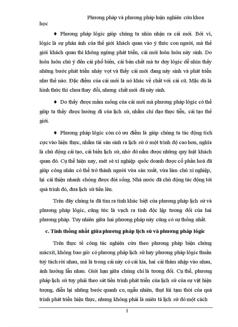 image for page Tính thống nhất giữa phương pháp lịch sử và phương pháp lôgíc