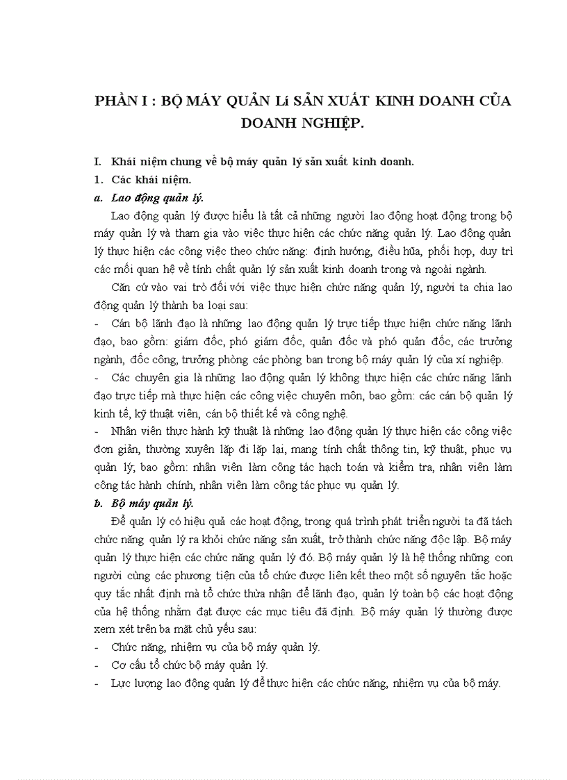 image for page Hoàn thiện cơ cấu tổ chức bộ máy quản lý SXKD của Công ty CP xi măng Bỉm Sơn