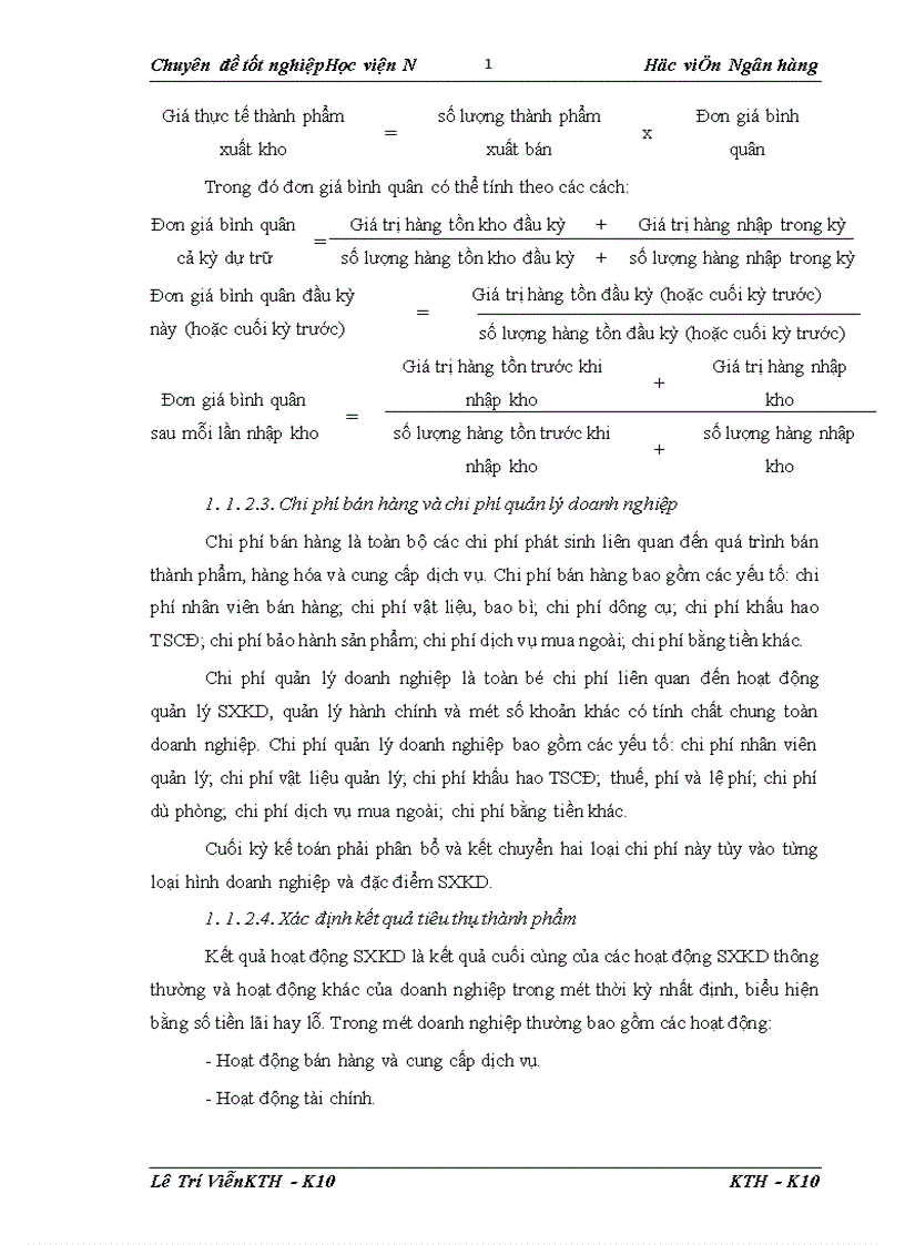 image for page Kế toán tiêu thụ thành phẩm và xác định kết quả tiêu thụ thành phẩm tại Công ty cổ phần thực phẩm H M