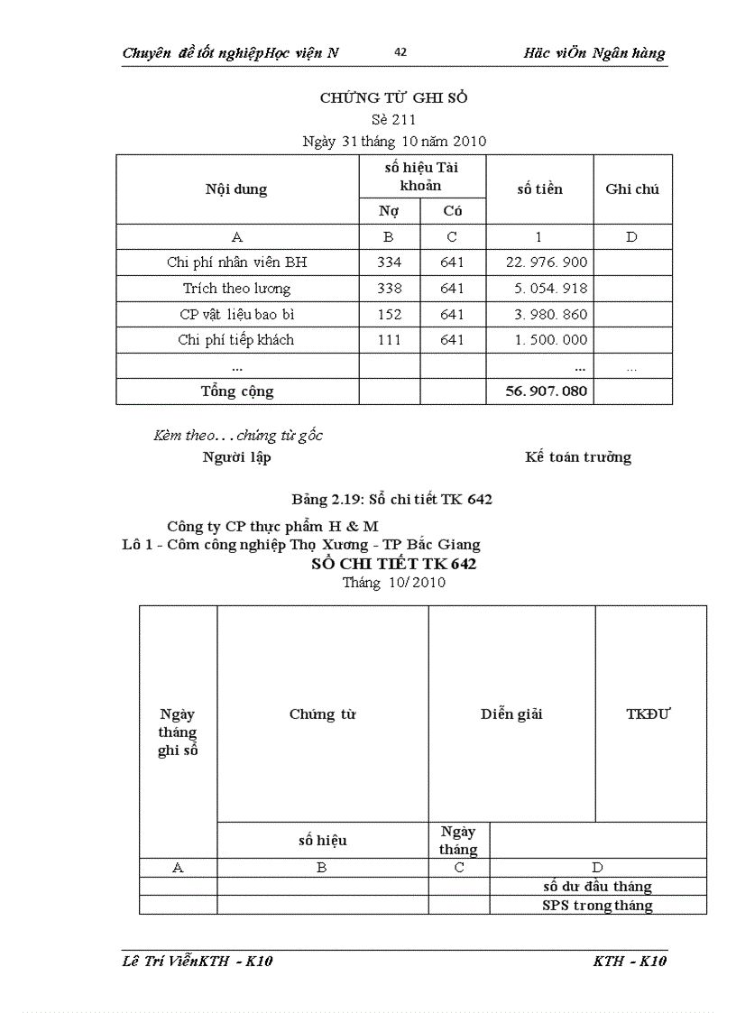 image for page Kế toán tiêu thụ thành phẩm và xác định kết quả tiêu thụ thành phẩm tại Công ty cổ phần thực phẩm H M