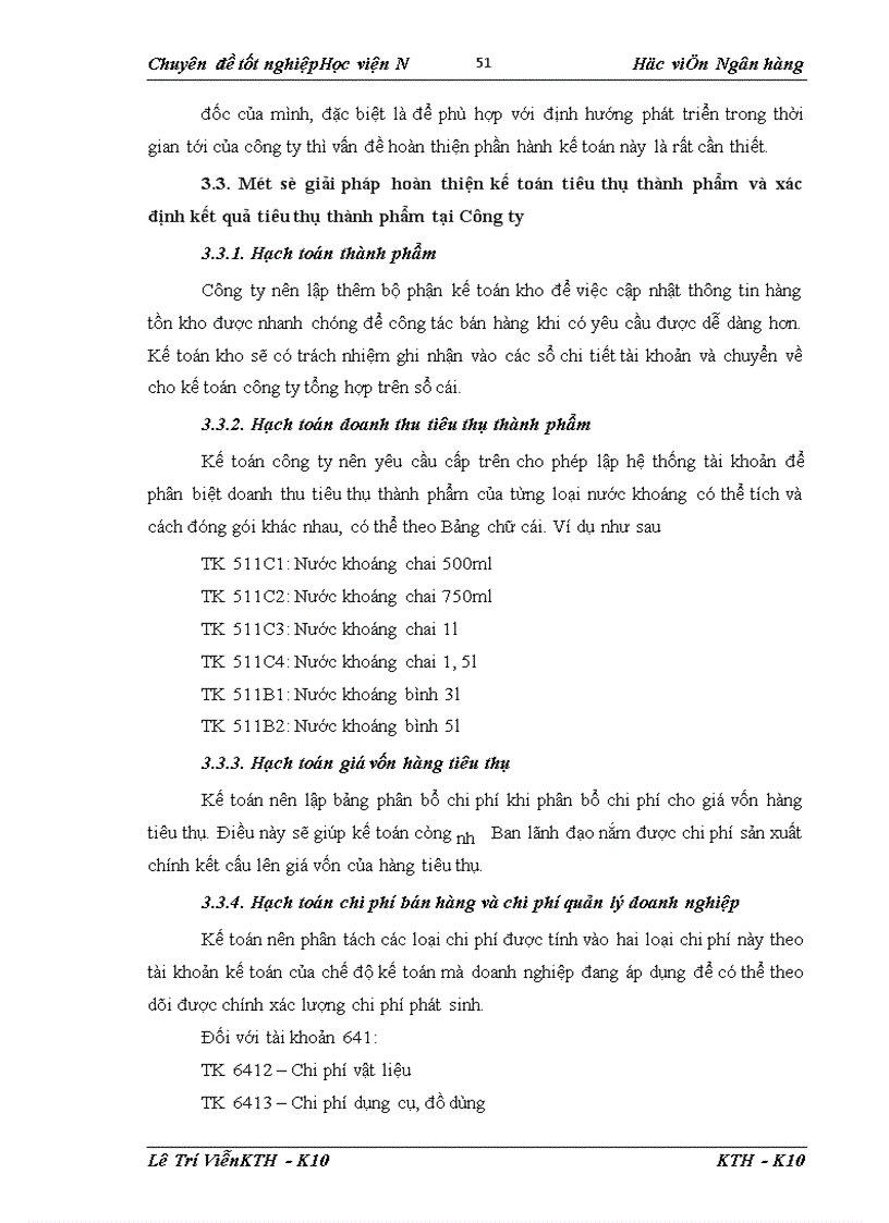 image for page Kế toán tiêu thụ thành phẩm và xác định kết quả tiêu thụ thành phẩm tại Công ty cổ phần thực phẩm H M