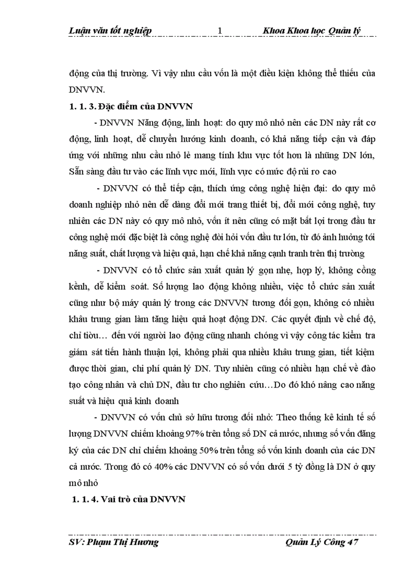 image for page Quản lý hoạt động tín dụng đối với DNVVN tại NHĐT PT Việt Nam chi nhánh Quang Trung 1