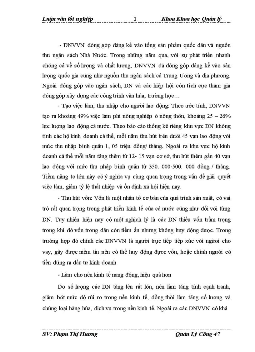image for page Quản lý hoạt động tín dụng đối với DNVVN tại NHĐT PT Việt Nam chi nhánh Quang Trung 1