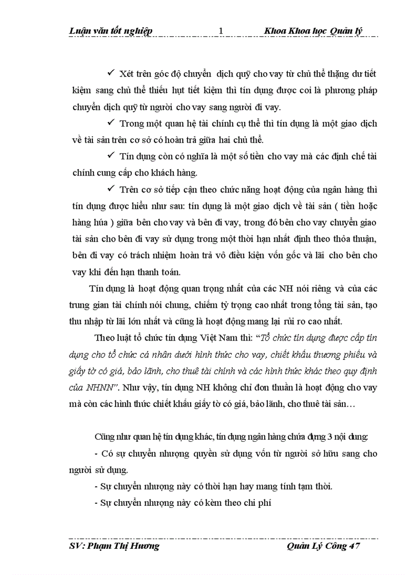 image for page Quản lý hoạt động tín dụng đối với DNVVN tại NHĐT PT Việt Nam chi nhánh Quang Trung 1