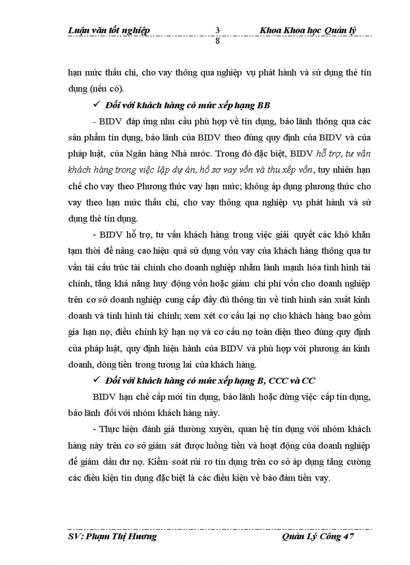 image for page Quản lý hoạt động tín dụng đối với DNVVN tại NHĐT PT Việt Nam chi nhánh Quang Trung 1