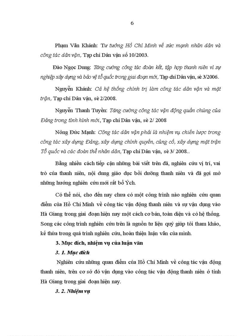 image for page tư tưởng Hồ Chí Minh về thanh niên Đoàn Nam Đàn Vận dụng Tư tưởng Hồ Chí Minh về giáo dục đào tạo thanh niên ở nước ta hiện nay Luận án tiến sĩ Học viện chính trị quốc gia Hồ Chí Minh 2000