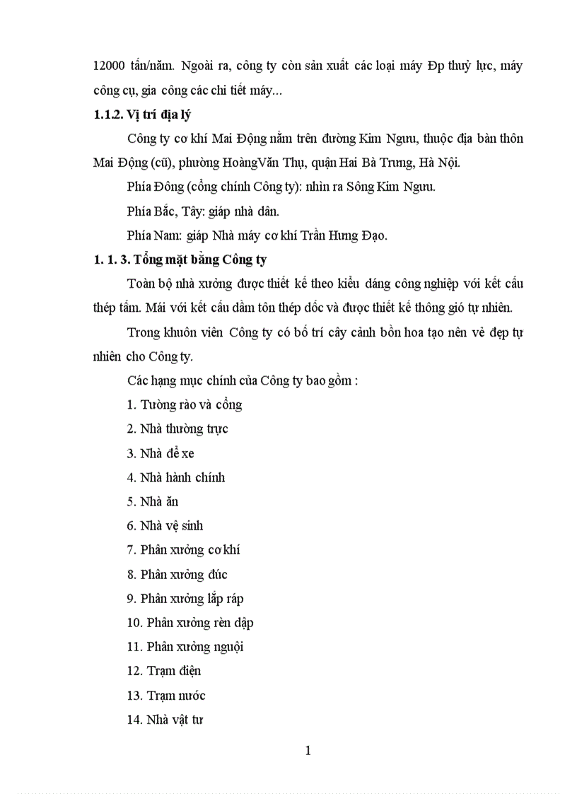 image for page Tính toán thiết kế hệ thống thông gió xử lý khí thải Phân xưởng Đúc Công ty Mai Động 1