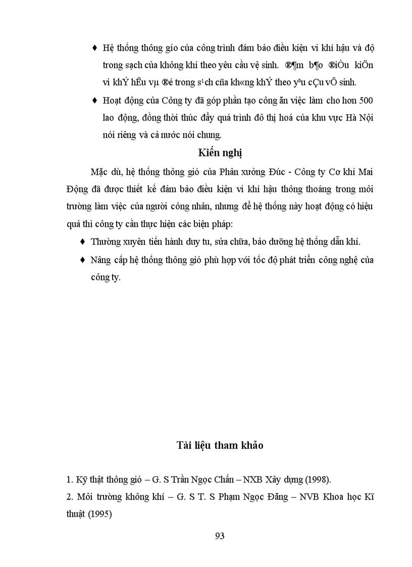 image for page Tính toán thiết kế hệ thống thông gió xử lý khí thải Phân xưởng Đúc Công ty Mai Động 1