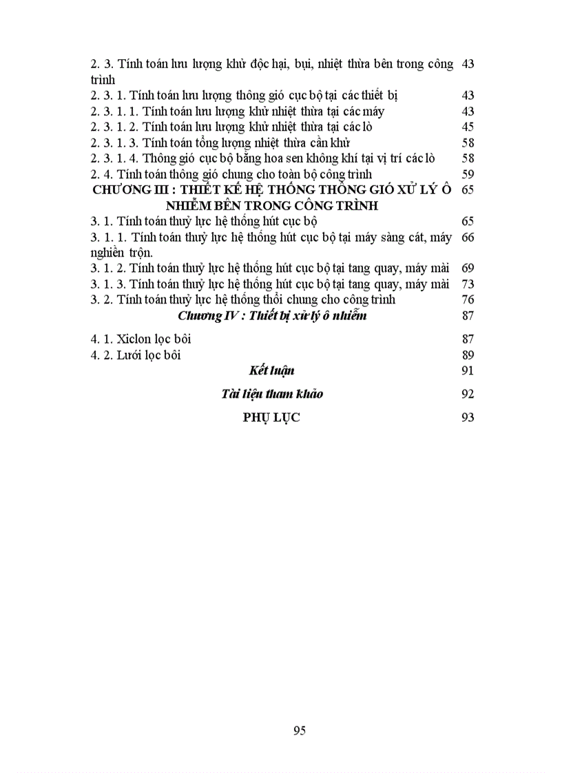 image for page Tính toán thiết kế hệ thống thông gió xử lý khí thải Phân xưởng Đúc Công ty Mai Động 1
