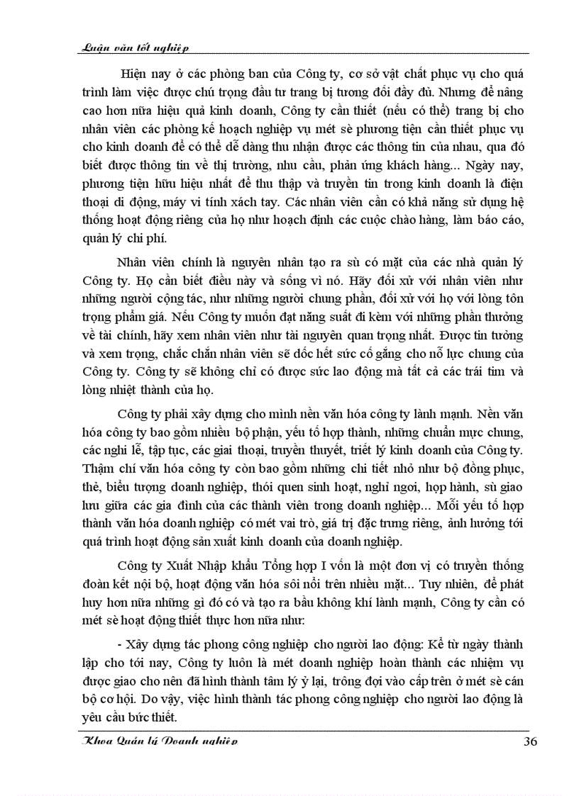 image for page Một số giải pháp nhằm nâng cao chất lượng đãi ngộ nhân sự ở Công ty Xuất Nhập khẩu Tổng hợp I Bộ Thương mại 1