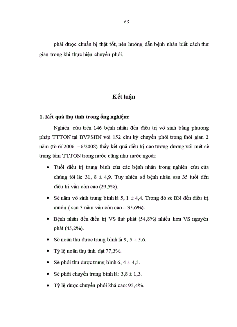 image for page Đánh giá kết quả của phương pháp thụ tinh trong ống nghiệm IVF tại Bệnh viện Phụ sản Hà Nội từ tháng 6 2006 đến tháng 6 2008