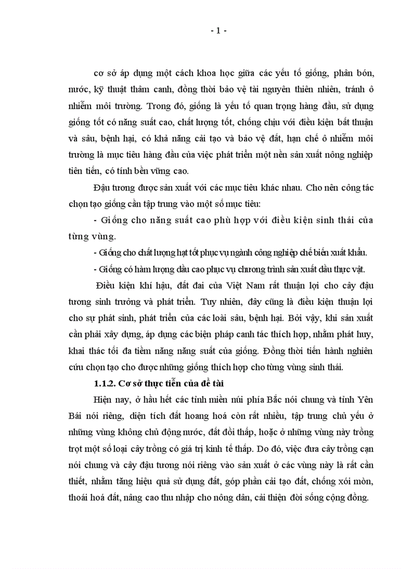image for page Đánh giá khả năng sinh trưởng và phát triển của một số dòng đậu tương nhập nôi từ Australia tại huyện Lục Yên tỉnh Yên Bái năm 2008 2009