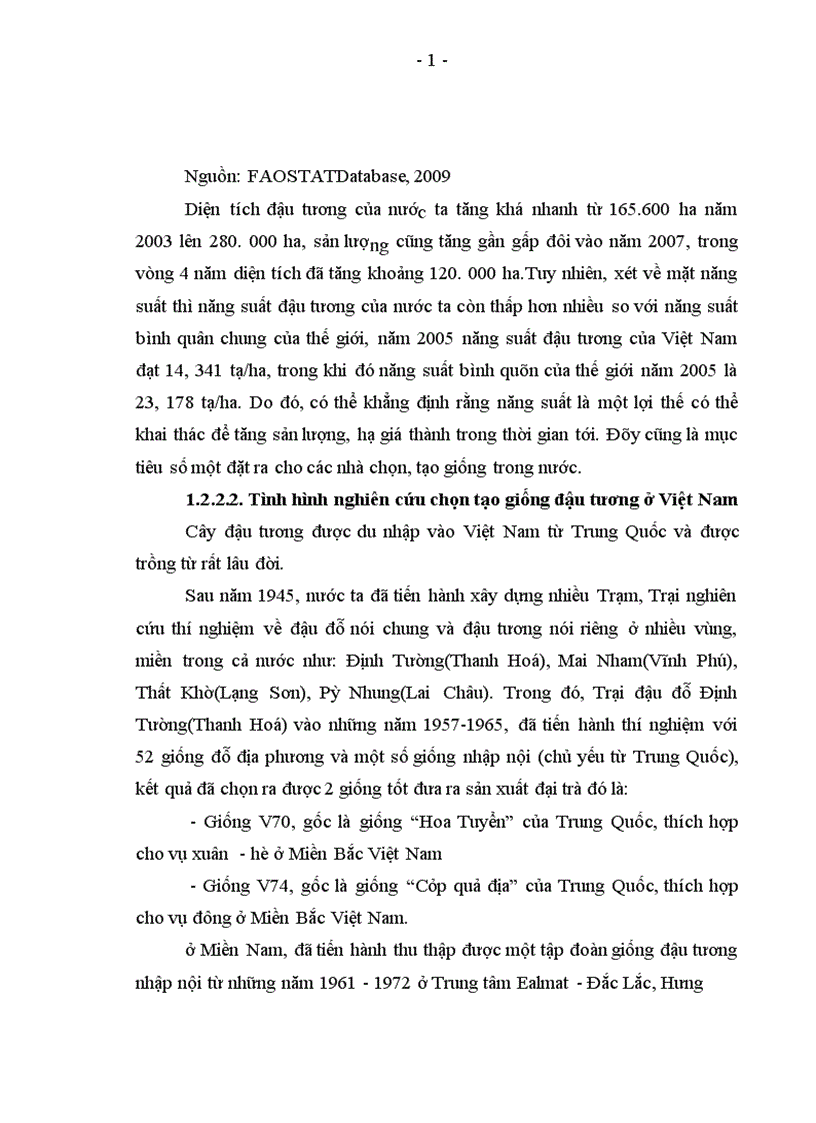 image for page Đánh giá khả năng sinh trưởng và phát triển của một số dòng đậu tương nhập nôi từ Australia tại huyện Lục Yên tỉnh Yên Bái năm 2008 2009