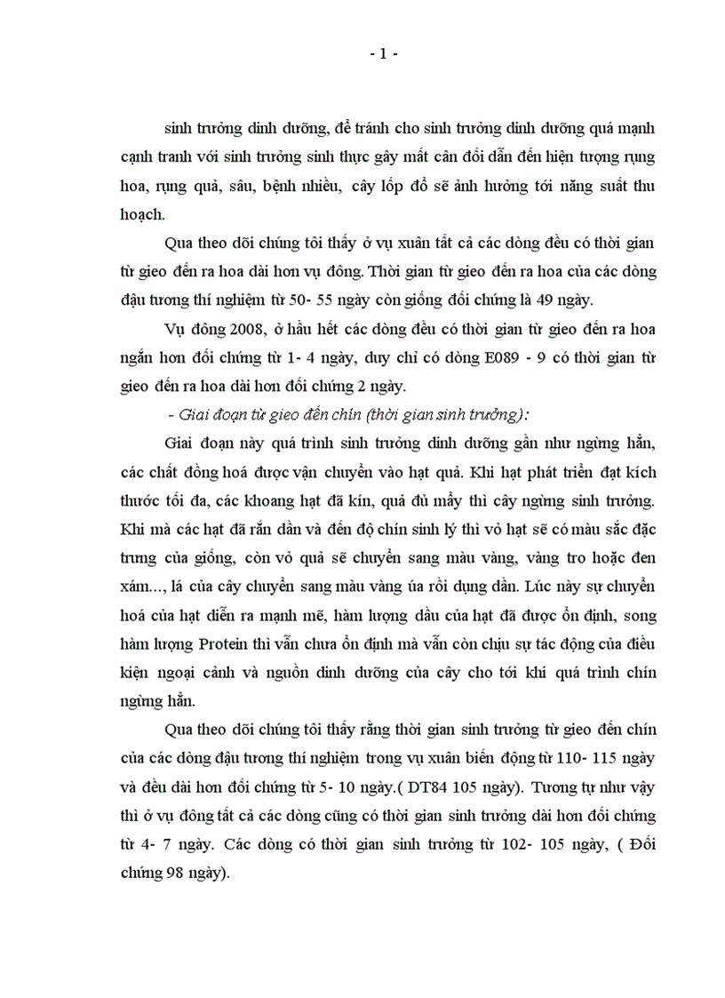 image for page Đánh giá khả năng sinh trưởng và phát triển của một số dòng đậu tương nhập nôi từ Australia tại huyện Lục Yên tỉnh Yên Bái năm 2008 2009