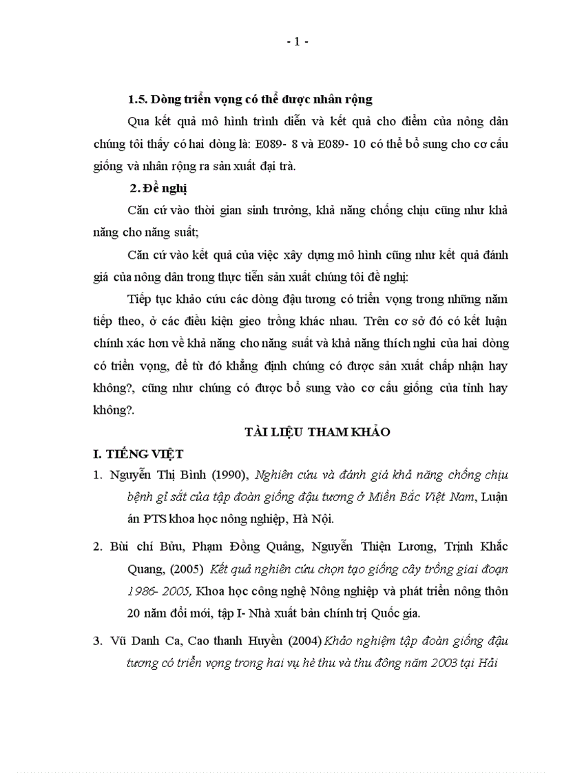 image for page Đánh giá khả năng sinh trưởng và phát triển của một số dòng đậu tương nhập nôi từ Australia tại huyện Lục Yên tỉnh Yên Bái năm 2008 2009