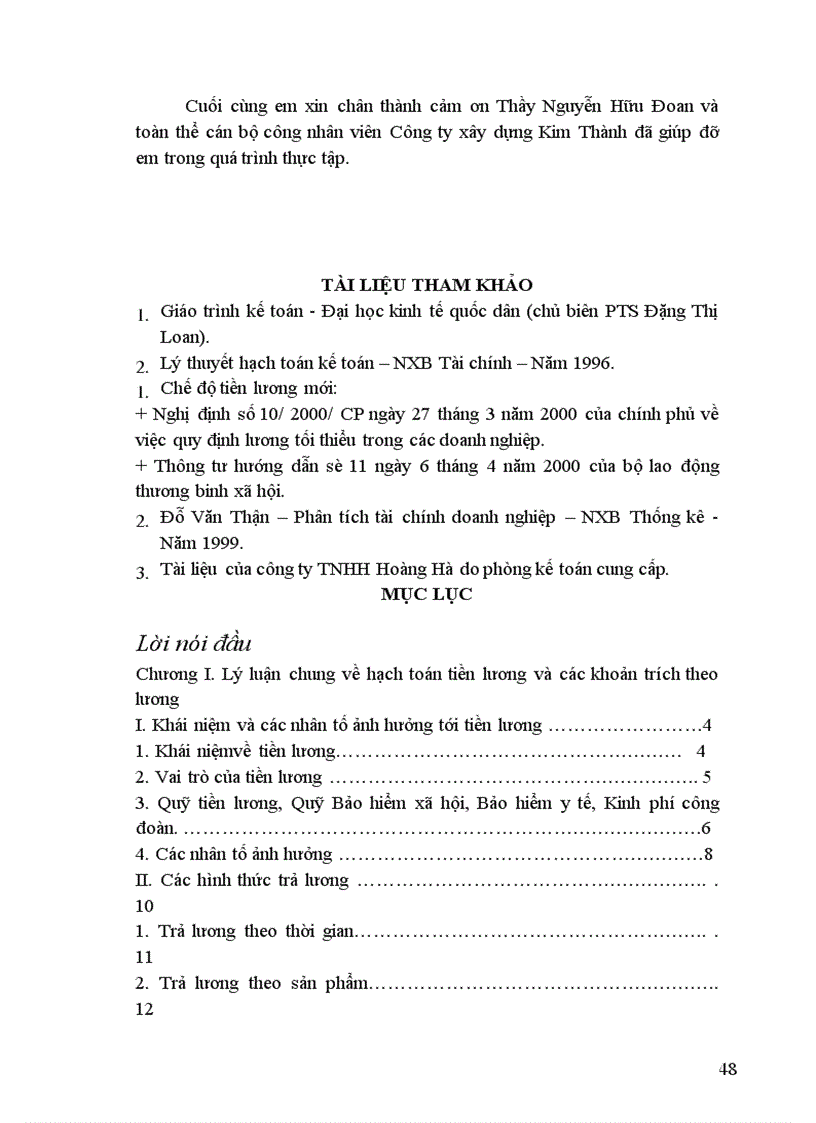 image for page Hạch toán tiền lương và các khoản trích theo lương tại Công ty trách nhiệm hữu hạn xây dựng công trình Hoàng Hà 1
