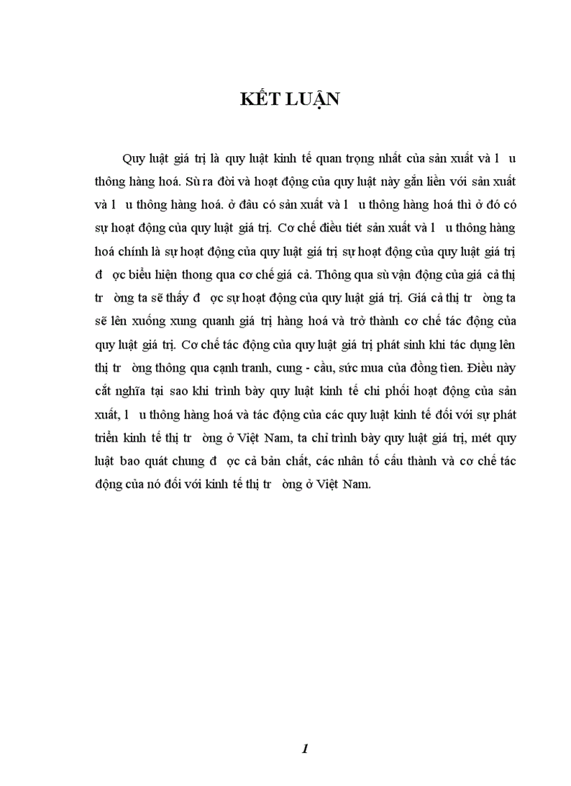image for page Thực trạng nền kinh tế ở Việt Nam và tác động cơ bản của quy luật giá trị đối với nền kinh tế thị trường