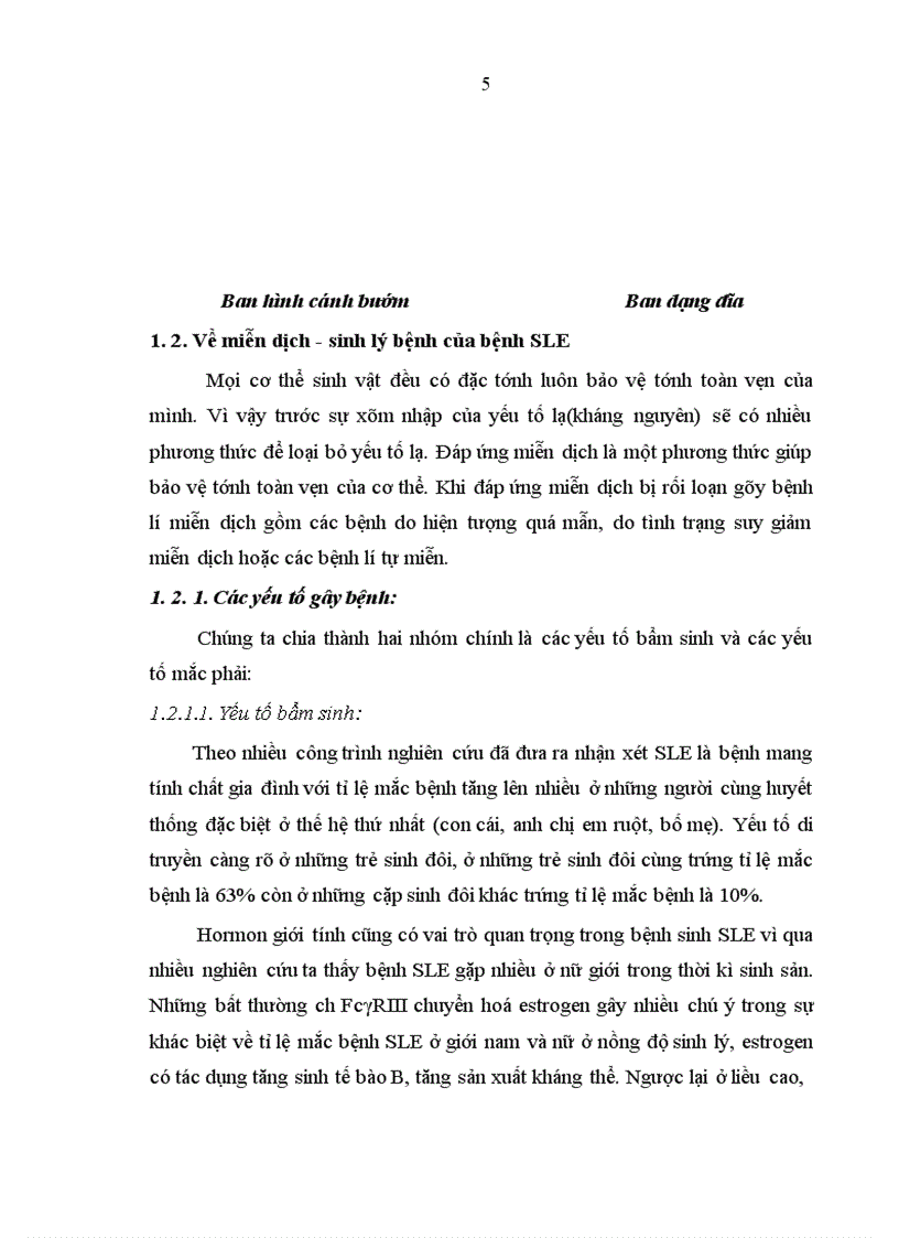 image for page Đánh giá hoạt động bệnh lupus ban đỏ theo chỉ số SLEDAI và so sánh với một số chỉ số khác