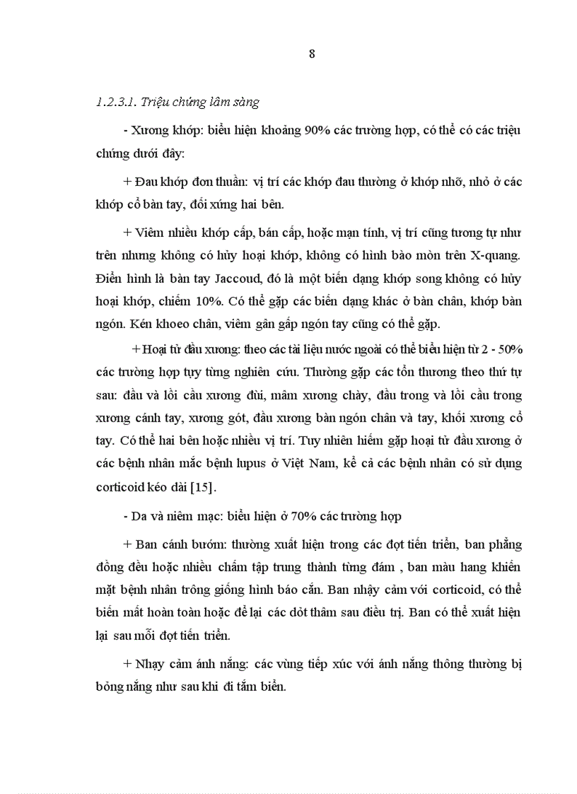 image for page Đánh giá hoạt động bệnh lupus ban đỏ theo chỉ số SLEDAI và so sánh với một số chỉ số khác
