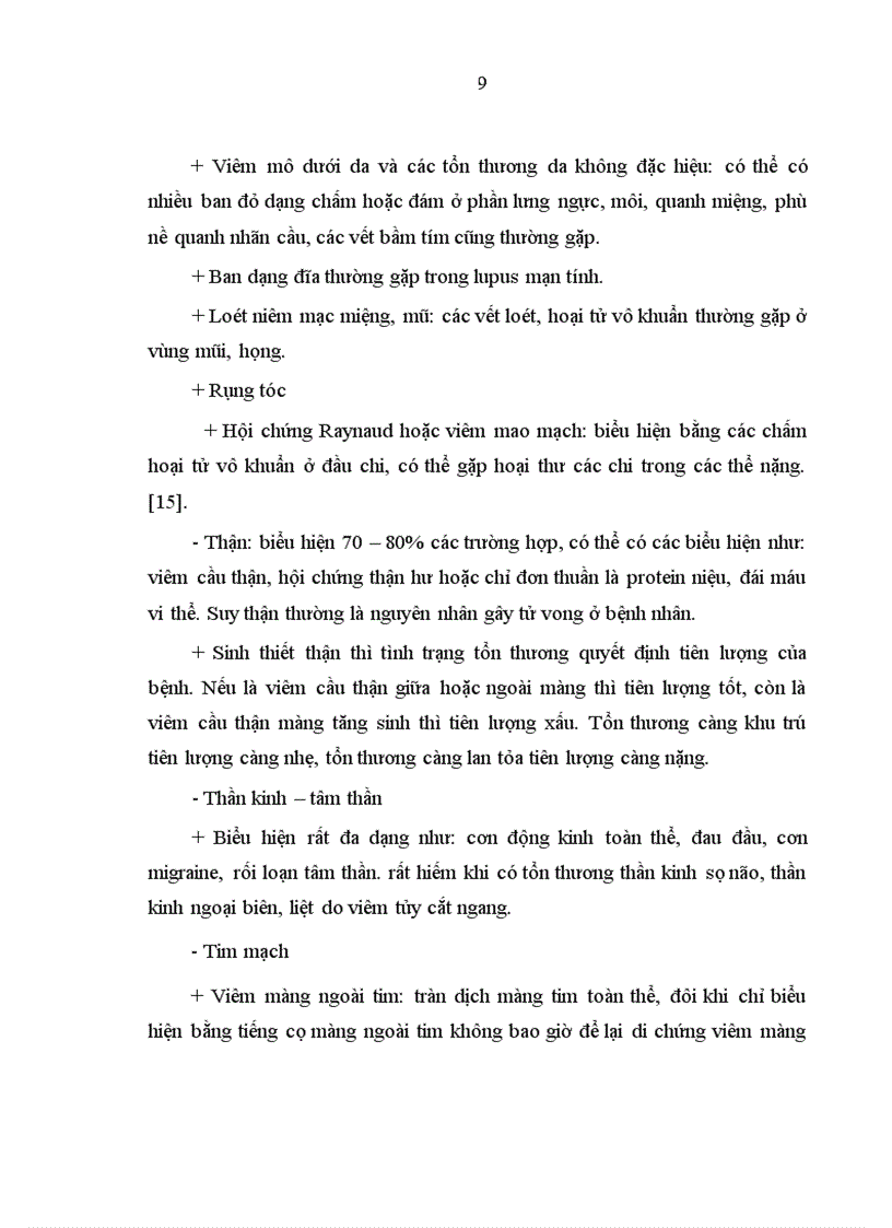 image for page Đánh giá hoạt động bệnh lupus ban đỏ theo chỉ số SLEDAI và so sánh với một số chỉ số khác