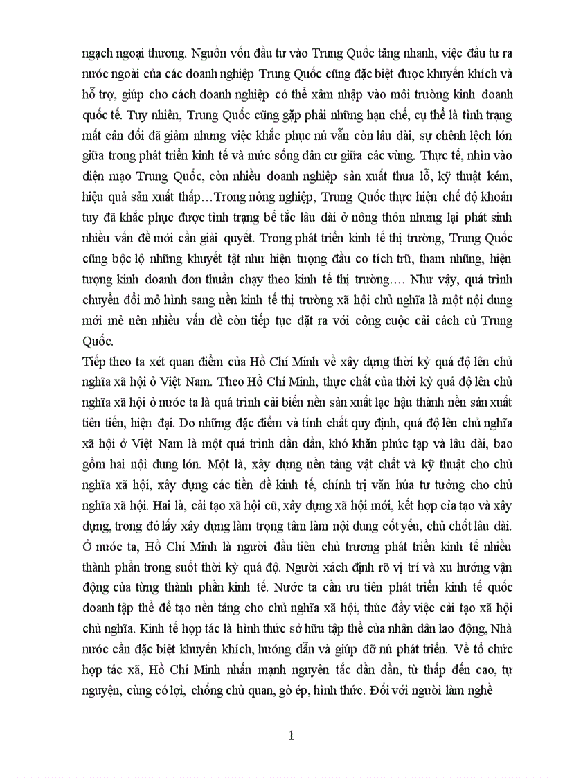 image for page Tại sao Hồ Chí Minh chủ trương thực hiện cơ cấu kinh tế hàng hóa nhiều thành phần trong thời kỳ quá độ lên chủ nghĩa xã hội ở Việt Nam