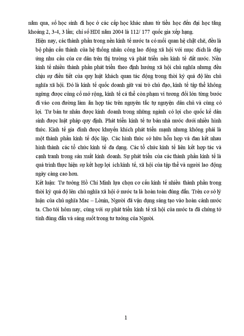 image for page Tại sao Hồ Chí Minh chủ trương thực hiện cơ cấu kinh tế hàng hóa nhiều thành phần trong thời kỳ quá độ lên chủ nghĩa xã hội ở Việt Nam